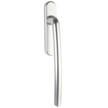 Curved design handle in matt grey